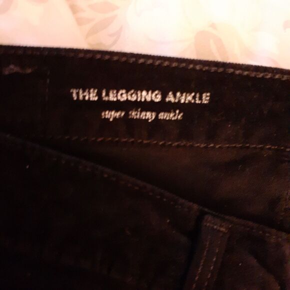 Adriano Goldschmied AG The Legging Ankle Super Skinny Black Pants  Size 26R 26 R - Picture 2 of 14